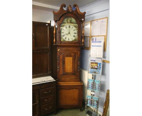 A 19th century long case clock by Robert Foster of Corbridge 