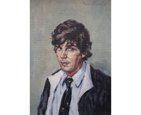 David GriffithsJohn OwenHead and shoulders portrait Oil on boardSigned and dated 198134 x 24cm****Artists resale rights may a