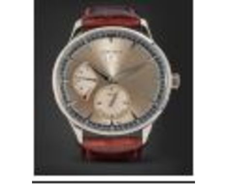 18ct White gold limited edition 1 of only 18 number 10/18 Mechanical double barrel manual wound movement with 80 hours power 
