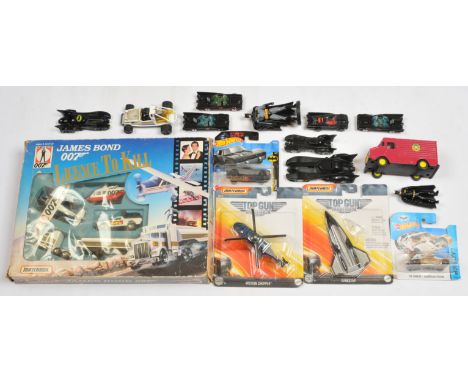 Matchbox and similar, a mixed group of TV &amp; Film vehicles to include Batman Corgi Juniors, Matchbox James Bond Licence to