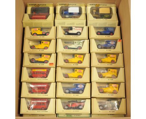 Matchbox Models of Yesteryear, a large mixed boxed group of mainly Commercials to include, Y23 AEC Omnibus "Schweppes" with R