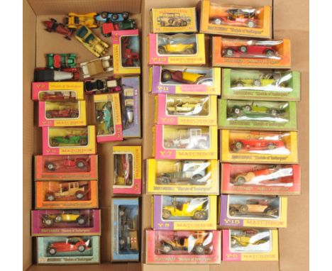 Matchbox Models of Yesteryear, a mixed boxed and unboxed group of various types of Yesteryears to include, Y1 1911 Ford Model