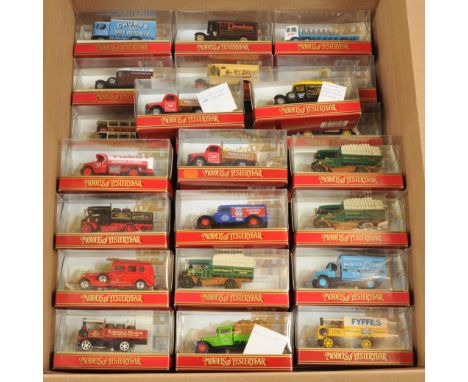Matchbox Models of Yesteryear, a large mixed clear boxed group to include commercial vehicles such as, Y23-B 1930 Mack AC "Co