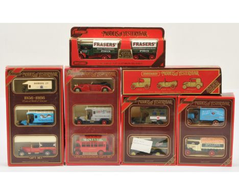 Matchbox Models of Yesteryear, a mixed boxed group of sets to include, YS65 special limited edition Austin 7 Collection compr