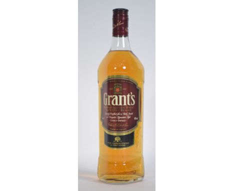 A litre bottle of Grant's  Blended Scotch Whisky Family Reserve whiskey. 

All proceeds in aid of Huntington's Disease Associ