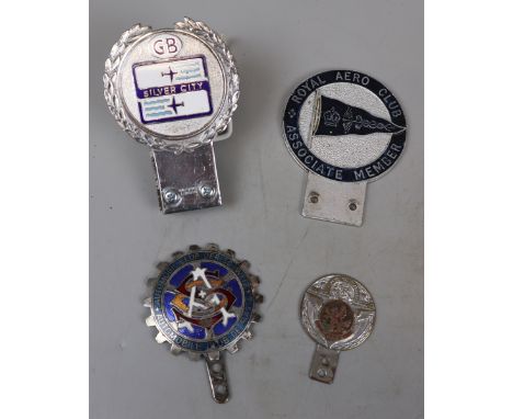 Collection of mixed automobile club mascots 