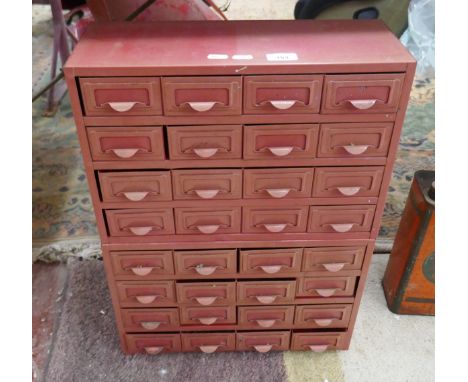 2 small nut &amp; bolt chests 
