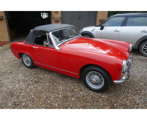 1975 P reg MG Midget 1500 in stunning condition with 11604 miles showing on the clock