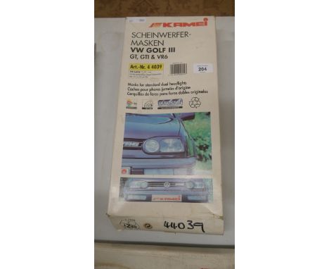 Kamei new old stock VW Golf 3 GT, GTI &amp; VR6 masks for standard dual headlights 