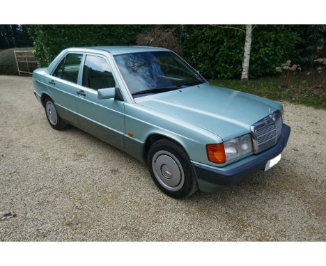 1992 K reg Mercedes Benz 190E 2.0 with just 43000 miles from new owned by Stella McCartney. Lovingly recommissioned by local 