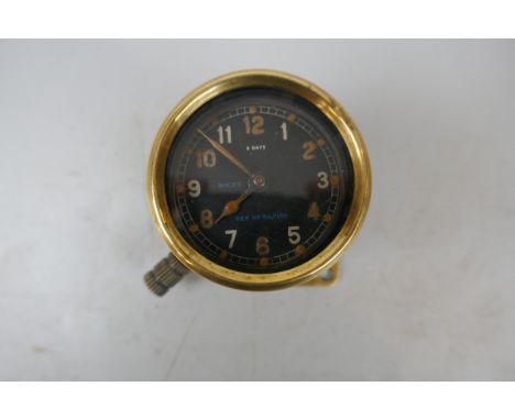 8 day Air Ministry vintage dashboard clock 