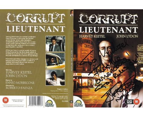 John Lydon, AKA Johnny Rotten writes "F**k the Americans; God Rules OK" Signed DVD Cover. Good condition. All autographs come