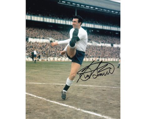 Bobby Smith, Tottenham Hotspur Legend, 10x8 inch Signed Photo. Good condition. All autographs come with a Certificate of Auth