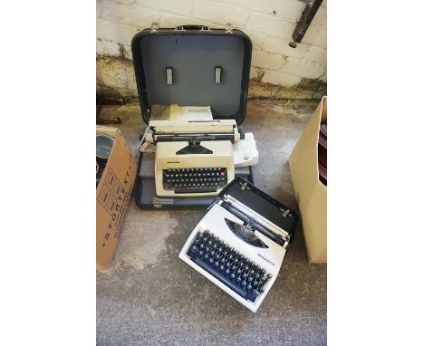 Adler Typewriter, With a Consul Typewriter, (2)Condition reportSold as seen, Not tested