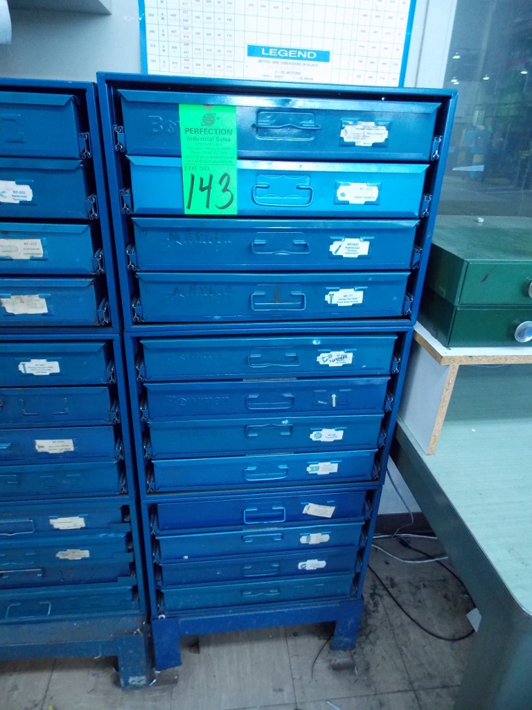 Bowman 12 Drawer Bolt Storage; includes Terminals, Washers, Nuts and Screws