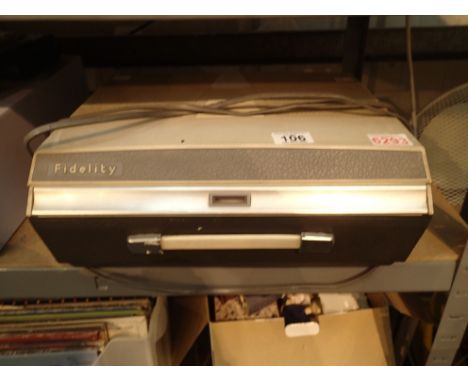Vintage Fidelity Playmaster. P&amp;P Group 3 (£25+VAT for the first lot and £5+VAT for subsequent lots) 