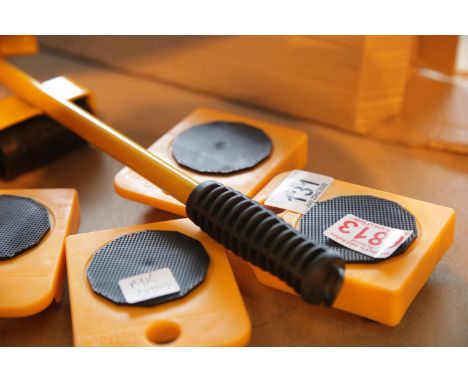 Four wheel furniture lifting and moving kit (unused). P&amp;P Group 1 (£14+VAT for the first lot and £1+VAT for subsequent lo
