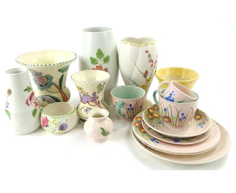 A quantity of Art Deco ceramics, to include Radford etc.