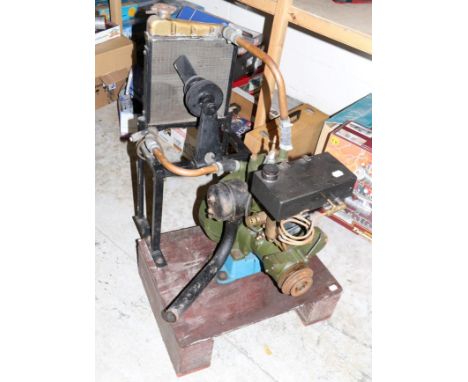 The Lister Junior Stationary Petrol Agricultural Engine (restored)