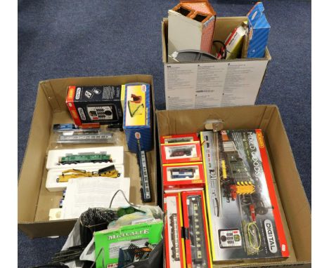 Hornby OO Gauge Locomotives And Rolling Stock including Digital Mixed Goods set (with locomotive and assorted wagons) two Pul