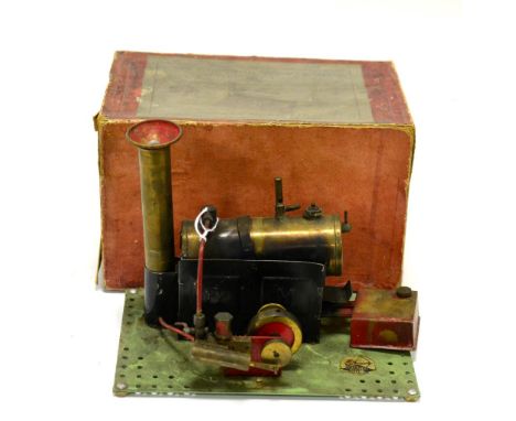 Bowman Live Steam Stationary Steam Engine with single oscillating cylinder (F-G box F)
