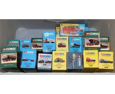 Corgi Classic Heavy Commercial Vehicles a collection of 17 assorted models (all E boxes G-E)