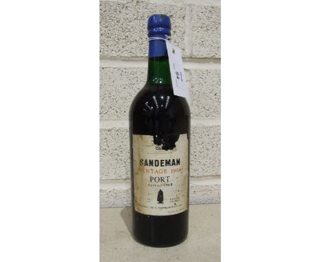 Sandeman's 1966 Vintage Port, 1 bottle.