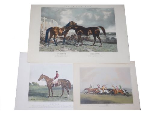 English School (19thC) Sefton, Winner of The Derby Stakes at Epsom 1878, coloured lithograph, published by L Brall &amp; Sons