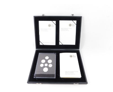 A Royal Mint United Kingdom Coinage Emblems of Britains Silver Proof Collection 2008, limited edition 1850/10000, boxed with 