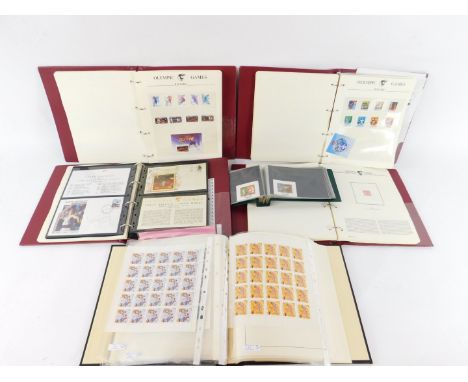 Philately Sport.- A thematic collection on sport and Olympics, contained in six albums, mixture of F.U.M. and used. (c.600