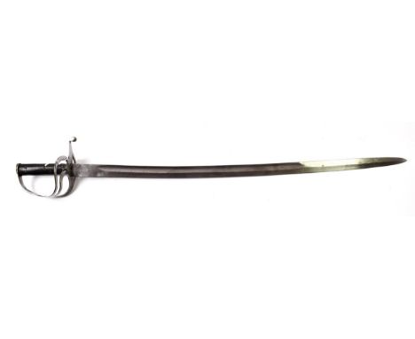 An 1853 Pattern Cavalry Trooper's Sword, the 84cm single edge fullered steel blade stamped RODWELL &amp; CO., LONDON, the iro