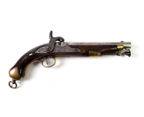 A Tower New Land Pattern Cavalry Pistol Converted to Percussion, (as issued to ''The King's German Legion''), the 23cm steel 