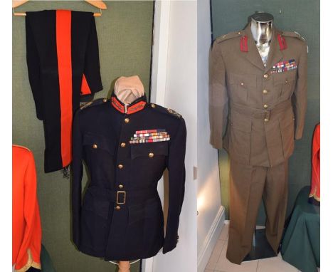 A Uniform to a Lieutenant General of the Prince of Wales's Volunteers (South Lancashire Regiment), comprising a no.1 service 