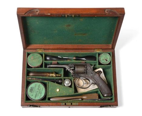 A Tranter's Patent Double Action Five Shot 120 Bore Percussion Revolver by Wm. &amp; Jno. Rigby, 24 Suffolk St, Dublin, with 