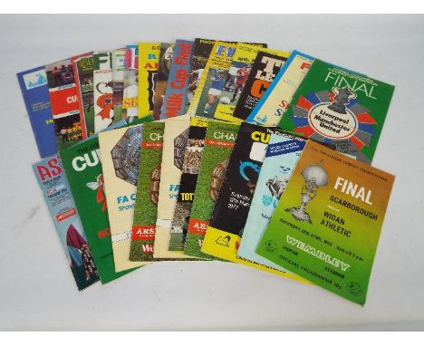 A collection of football programmes from the 1970's and 1980's to include Cup Finals, Semi-Finals and other.