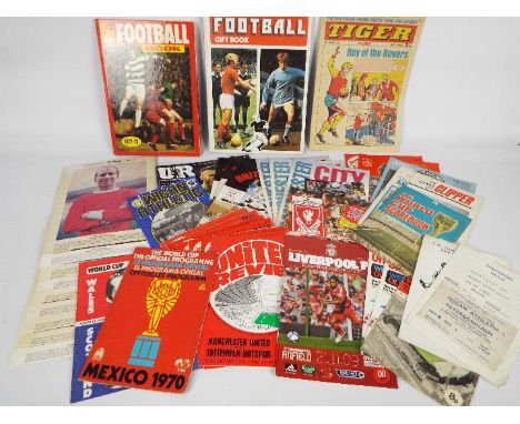 Football programmes, books and ephemera.