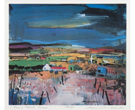 * HAMISH MACDONALD DA PAI (SCOTTISH 1935 - 2008), FARM ROAD, MORARlimited edition coloured print, signed, titled and numbered