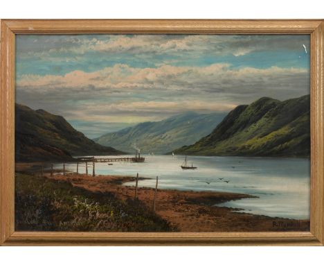 R MARSHALL,ON THE LOCH TAY; and LOCH LONG (A PAIR)oil on board, each signed and titledEach 44cm x 66cmBoth framed and under g