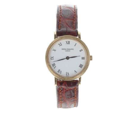 Patek Philippe Calatrava 18ct lady's wristwatch, reference no. 4819, serial no. 2870xxx, movement no. 1607xxx, white Roman nu