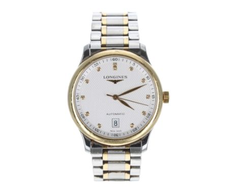 Longines Master Collection automatic gold and stainless steel gentleman's wristwatch, reference no. L2.628.5.77.7, serial no.
