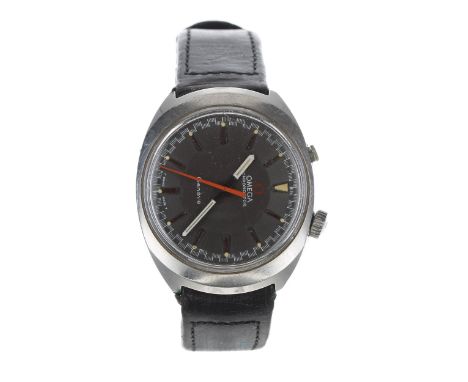 Omega Genéve Chronostop stainless steel gentleman's wristwatch, reference no. 145.010, serial no. 2586xxxx, circa 1967, grey 