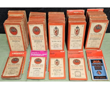 Quantity of various One-Inch &amp; Ordnance Survey maps - various places in the UK
ALL USED UNCHECKED