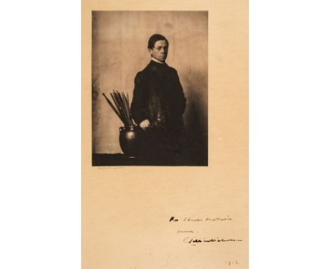 * Portraits. A group of 6 photographic portraits of artists, late 19th &amp; 20th century, including a three-quarter length p
