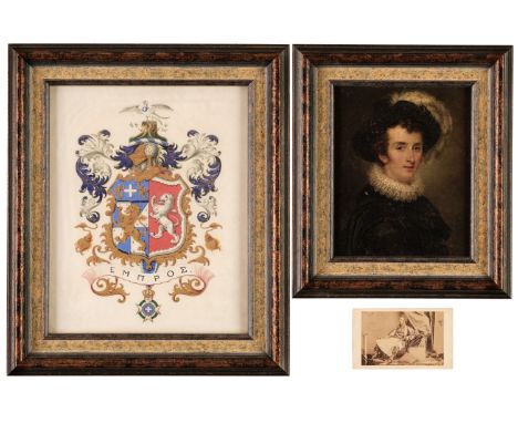 * Garston (Edgar, 1800-1873), British adventurer, translator and philhellene. A manuscript grant of arms for Edgar Garston in