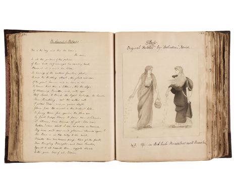 * Manuscript Books. An assorted collection of over 30 manuscript accounts books, exercise books, etc., mostly 19th century, v