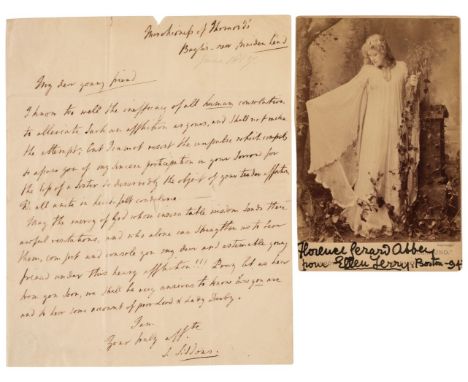 * Siddons (Sarah, 1755-1831), Welsh actress. Autograph Letter Signed, ‘S. Siddons’, [Dowager] Marchioness of Thomond’s, Bayli