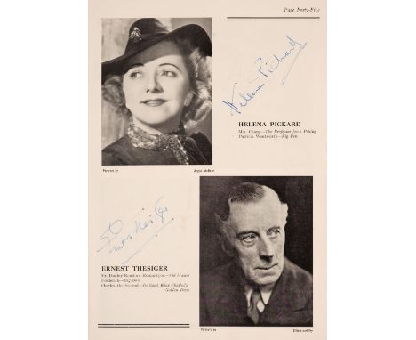Malvern Festival 1939. A programme for the Eleventh Malvern Festival 1939, published by Advisers, Ltd., London, Malvern, &amp