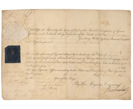 * George III (1738-1820), King of Great Britain and Ireland, 1760-1820. A group of 3 documents signed, ‘George R’, St James’s