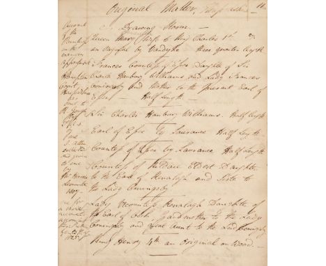 Herefordshire. Manuscript volume Herefordshire Miscellaneous Collections by John Allen jun., 1809, 73 leaves of alphabeticall