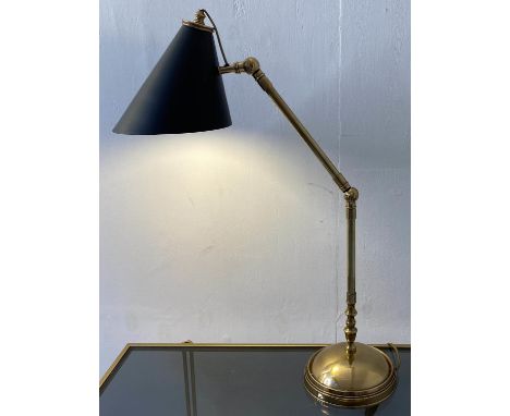 DESK LAMP, 76cm H, 1950's Italian style. 